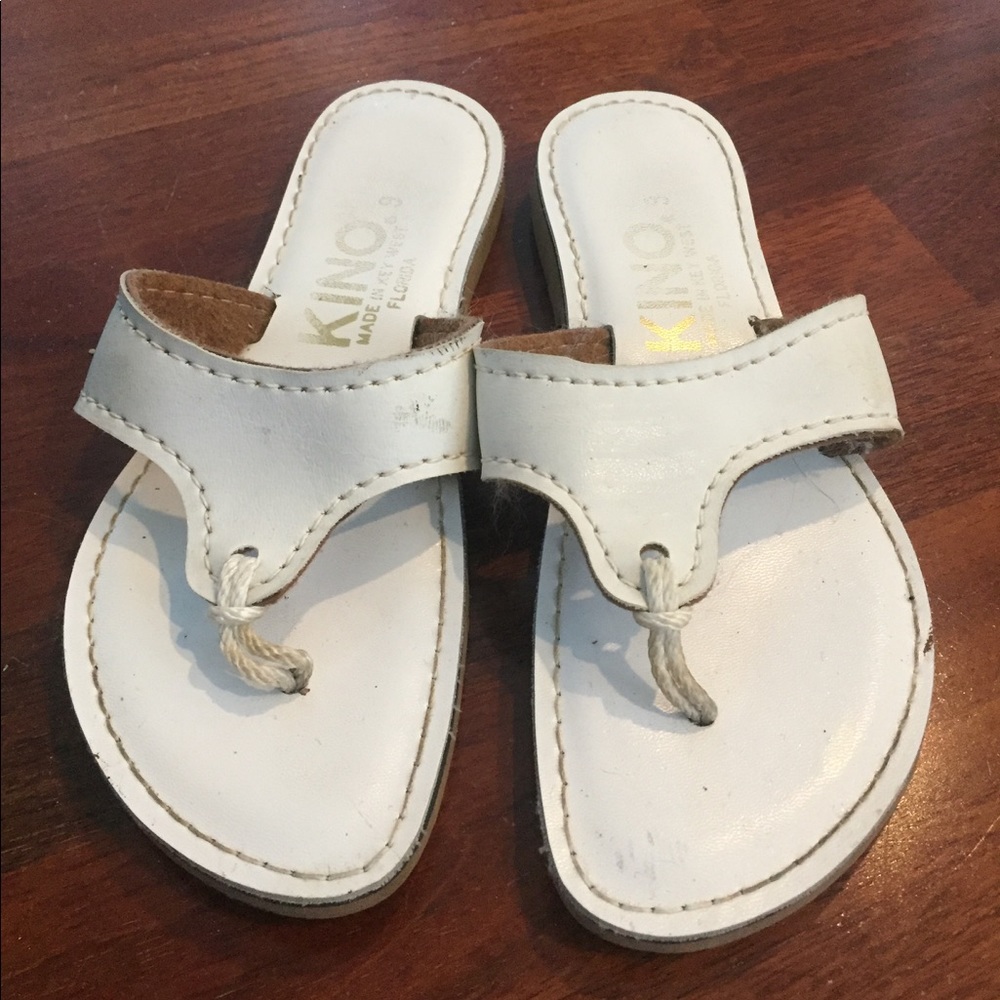 White Kino Sandals